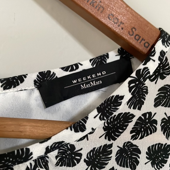 Max Mara/ Weekend %100 Silk Long Sleeve Blouse - Picture 7 of 7